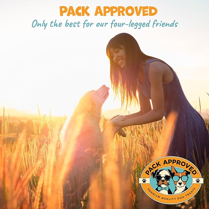 Pack Approved Beef Shin Bones for Dogs - Liver Coated Long Lasting Dog Chews for Aggressive Chewers - Rawhide-Free Big Bones for Large Dogs - Healthy Large Dog Bone (1 Pack)