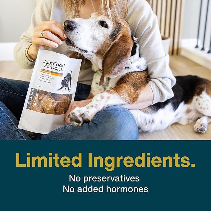 JustFoodForDogs Single Ingredient Healthy Dog Treats and Dog Snacks, Jerky Treats, Human Grade, Preservative and Grain Free, Rawhide Free Chews, Low Calorie Treat - Pumpkin, 5 oz