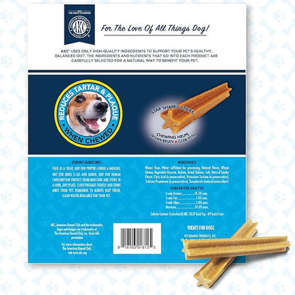 American Kennel Club Dentacare Smoked Flavor Dog Treats, Good for Dog Dental Health, for Large Dog Breeds, 15 Count