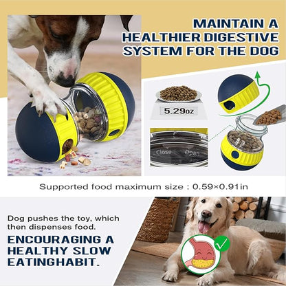 TLKNG Large Size Dog Enrichment Toy for Medium/Small Dogs Treat Dispenser Ball, Puppy Food Dispensing Toys & Puzzles Slow Feeder & Mental Stimulation,Ultimate Boredom Buster