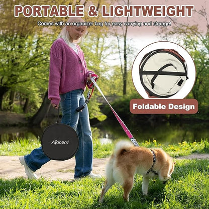 Dog Playpen - Foldable Cat Play Pens for Pubby,Kitten, Rabbit,Portable Pet Tent with Carring Bag for Indoor/Outdoor Travel Camping (Brown-Large)