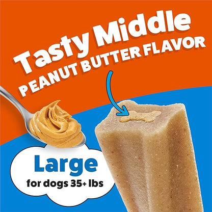 Purina Busy Bone Adult Dog Chew Bone Treats, Peanut Butter - 10 ct. Pouch