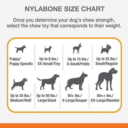 Nylabone Spin Tug & Play Puppy Chew Ring Toy, Soothing Puppy Teething Bone, Enrichment Toy for Puppies, Blue, Peanut Butter Flavor, Medium Dogs - Up to 35 lbs., 1 Count