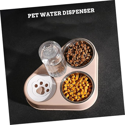 BESPORTBLE Automatic Dog Water Bowl Stainless Steel Pet Food Bowls Pet Feeding Bottle