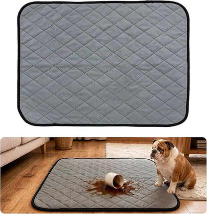 Washable Pee Pads for Dogs,Waterproof Dog Training Pads,Playpen Mat,Non-Slip Potty Pads,Super Absorbent Whelping Pads,Puppy Pad with Rounded Corn,Potty Pads (18x24(2 Pack))