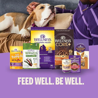 Wellness Old Mother Hubbard Milk Bar P'Nutty B-Day Party Dog Biscuits, Natural Treats, Peanut Butter Flavor with Birthday Icing, 10 oz Bag