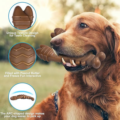 PETSTA Dog Chew Toys for Aggressive Chewers, Durable Dog Toys for Large Dogs, Heavy Duty Dog Toys/Large Dog Toys/Indestructible Dog Toys, Tough Dog Toys for Medium/Large Dogs Breed (4 Pack)