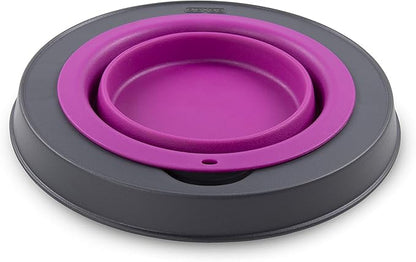 Dexas Pets Single Elevated Pet Feeder/Pet Bowl, 4 Cup Capacity, Fuchsia, Large/4 Cup Capacity