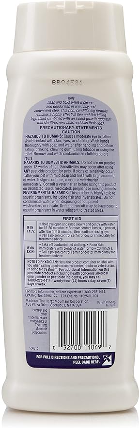 Hartz UltraGuard Pro Triple Active Flea & Tick Dog Shampoo
