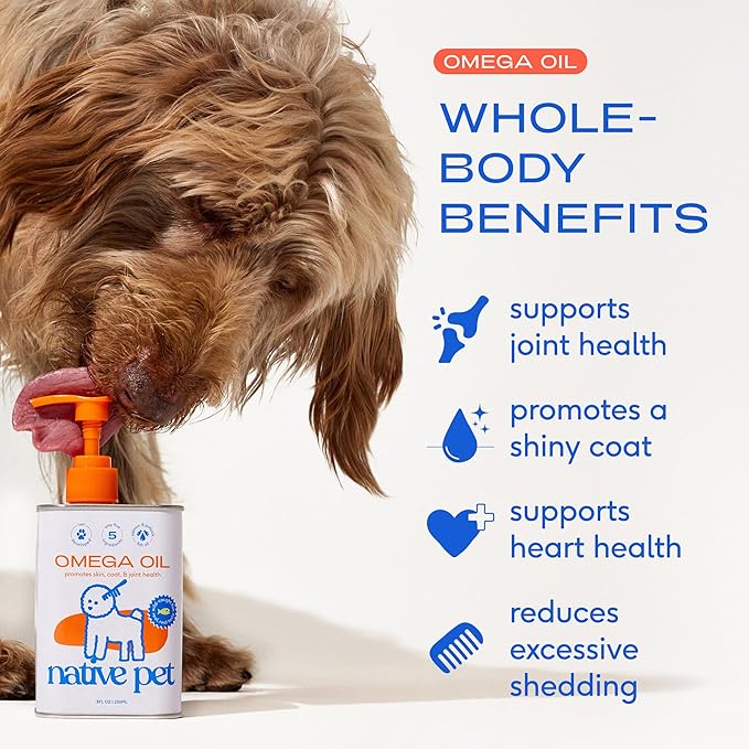 Native Pet Daily Wellness Bundle - Dog Vitamins and Supplements & Omega 3 Fish Oil Wild Alaskan Salmon Fish Oil for Dogs - 11-in-1 Multivitamin Powder Supports Joints, Gut, Skin, Coat & Heart Health