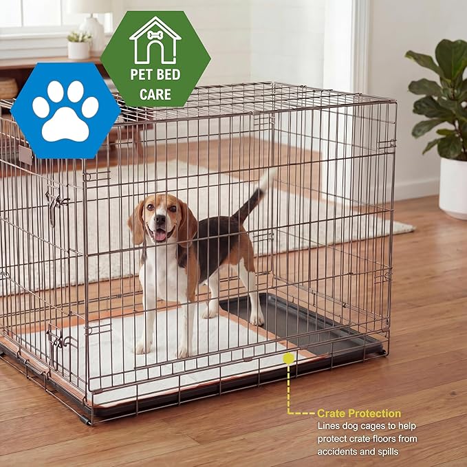 MED PRIDE Dog Training Pads with Attractant, 100 Count Disposable Puppy Pee Pads, 22 x 24 in, 6-Layer Ultra Absorbent Potty Pads with Leakproof Backing for Dogs, Cats & Small Pets