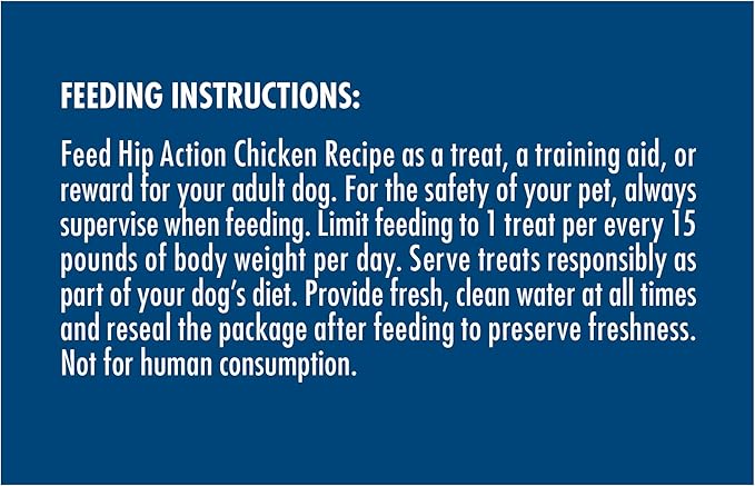 Zuke’s Hip Action, Hip And Joint Support Treats, Soft And Chewy Natural Dog Chicken Treats, Chicken Recipe - 16.0 OZ Bag