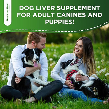 Milk Thistle for Dogs | Dog Liver Supplement for All Ages and Breeds | Here is Only Herbal Composition | + Attractive and Super Yummy Bacon Flavor | 2 Oz