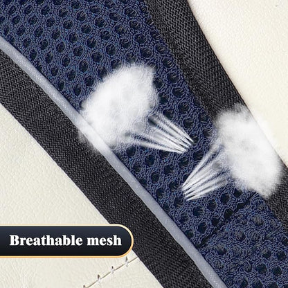 YIMEIS Dog Harness and Leash Set, No Pull Soft Mesh Pet Harness, Reflective Adjustable Puppy Vest for Small Medium Large Dogs, Cats (Navy & Black, X-Small (Pack of 1)