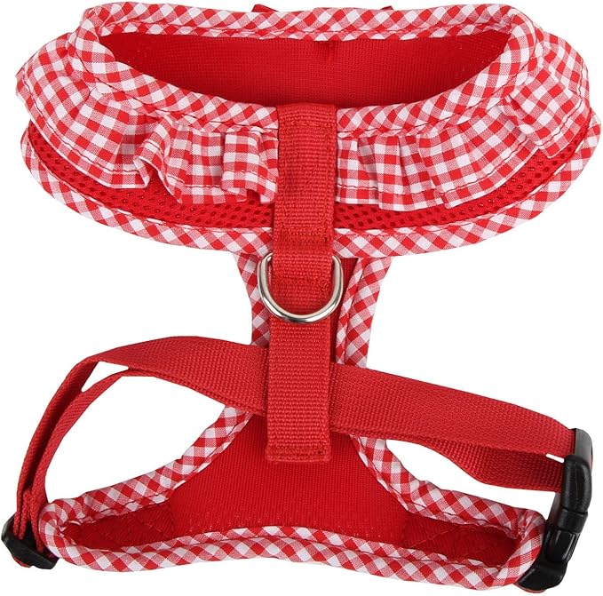 Authentic Puppia Vivien Harness, Red, Large