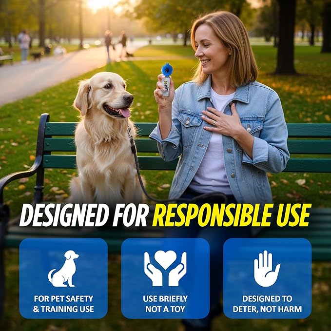 Air Horn for Dogs, Loud Blow Horn for Dog Training & Behavior Redirection, Barking Stopper, Jumping, Fighting, and Chasing, Air Horn for Safety