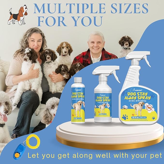 16oz Pet No More Marking for Indoors & Outdoor - Dog Not Here Pee - Pet Training Spray for Dogs - Keep Your Home Clean and Fresh