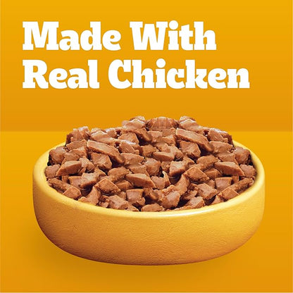 Pedigree Puppy Food Morsels in Sauce, Wet Dog Food Pouches, Chicken Flavor, 3.5 oz. Pouches, 16 Count