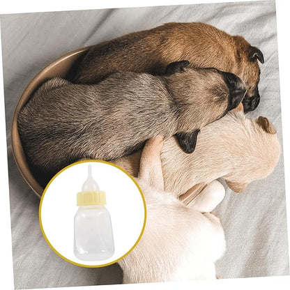Happyyami Dog Cat Pet Nursing Bottle Set Puppy Bottle Feeder Pet Pacifier for Kitten Puppy Milk Feeder Reusable Nursing