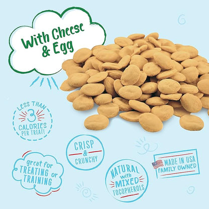 Charlee Bear Original Dog Treats, Cheese and Egg, 16 oz (Pack of 2)