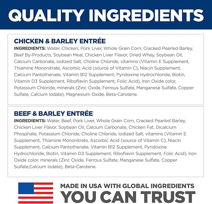 Hill's Science Diet Adult 1-6 Wet Dog Food Variety Pack, Chicken & Beef, 13 oz. Cans, 12-Pack