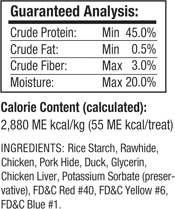 Good'N'Fun Triple Flavored Rawhide Kabobs for Dogs, 4-Ounce (Pack of 2)