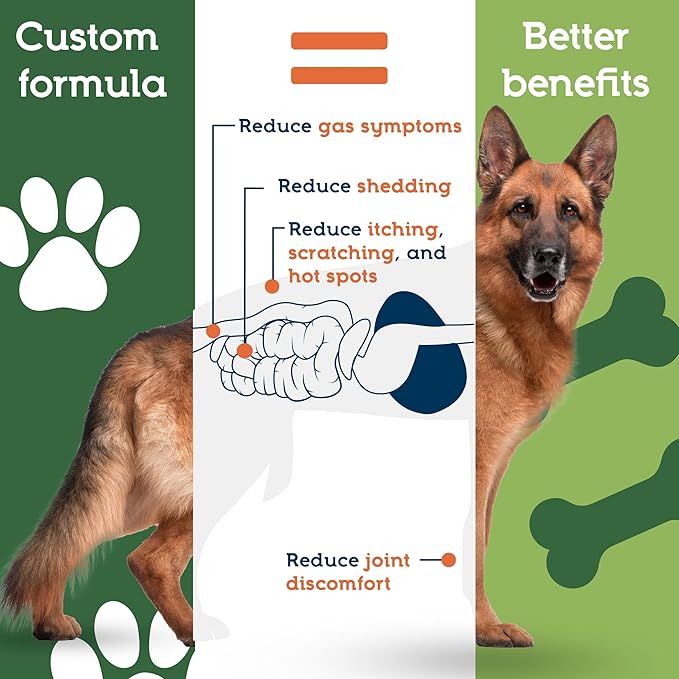 Pet Ultimates Probiotics for Dogs – 22-Species Dog Probiotics for Digestive Support & Antibiotics Recovery – Skin and Coat Supplement, Enhances Vitality – Dog Health Supplies (3 Pack)