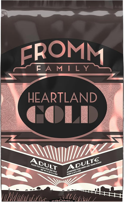 Fromm Heartland Gold Adult Premium Dry Dog Food - Beef Recipe - 12 lb