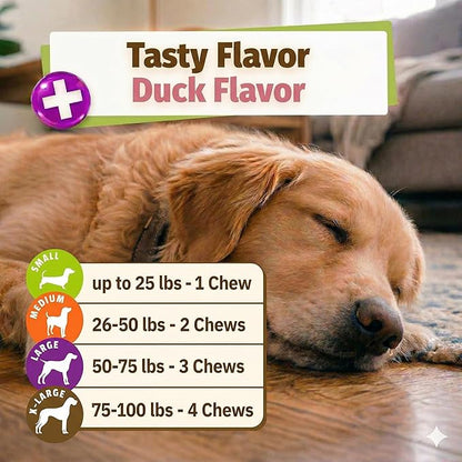 Pet Naturals Daily Probiotic Soft Chews for Dogs, Digestive and Immune Support Supplement, 1 Billion CFU Per Chew, Duck, 160 Count