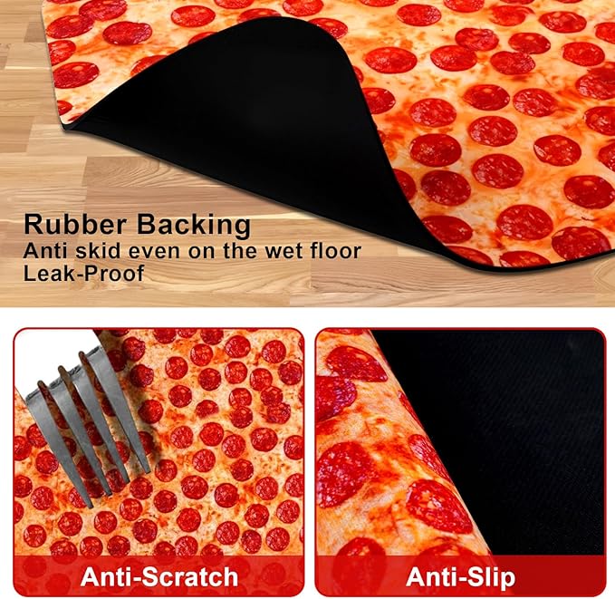 Dog Food Mats for Floors Waterproof Mat for Cat Food and Water Bowls - Absorbent Quick Dry Non Slip Mat for Pet Feeding
