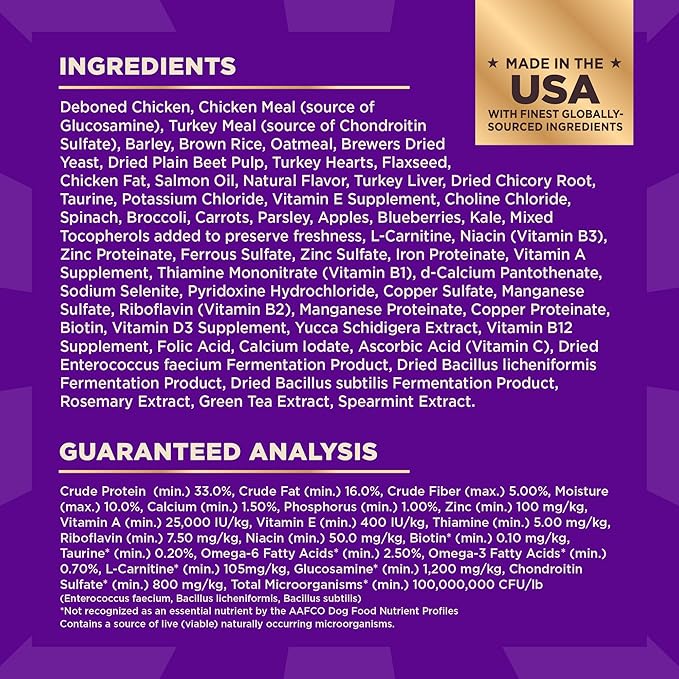 Wellness CORE+ Large Breed Adult Dry Dog Food with Freeze Dried Pieces, Wholesome Grain Kibble+, Natural, High Protein, Chicken and Turkey Recipe, 20 lb Bag