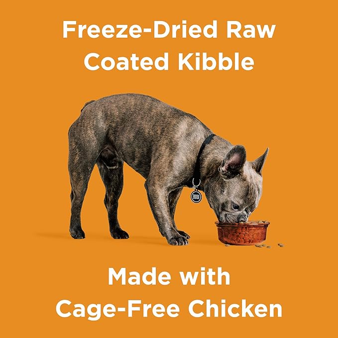 BIXBI Rawbble Freeze-Dried Raw Coated Dog Food, Chicken – Fresh Meat, No Meat Meals, Grain-Free – USA Made, 24 lbs