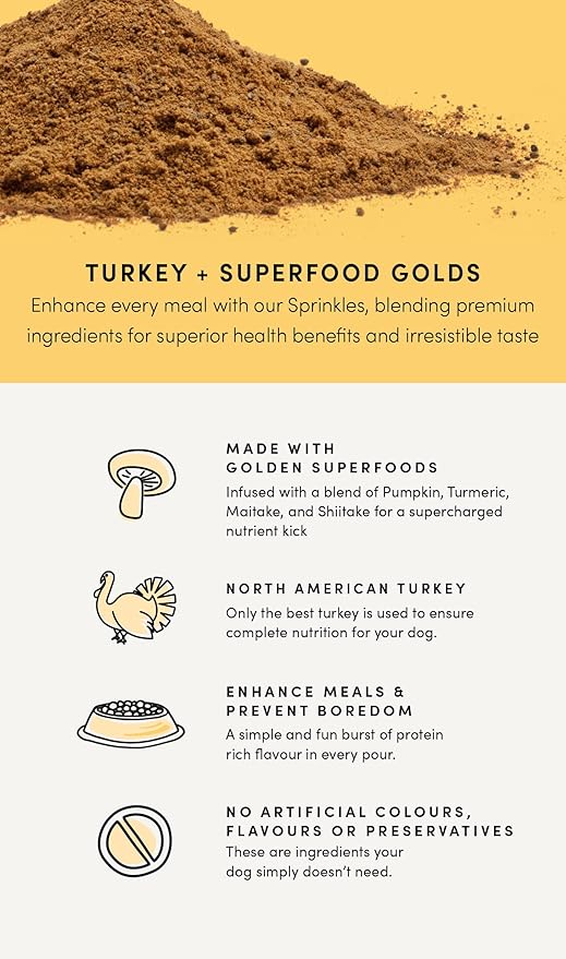 Crumps Naturals Turkey + Superfood Golds 3.88oz