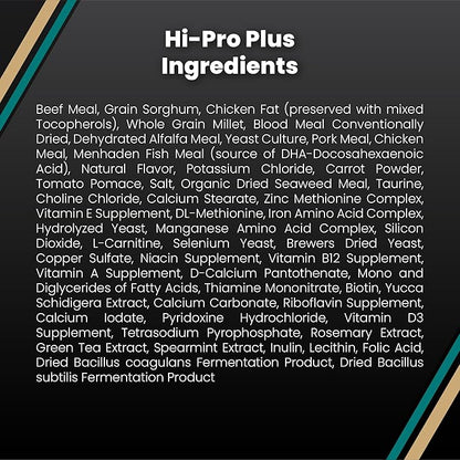 VICTOR Super Premium Dog Food – Hi-Pro Plus Dry Kibble – High Protein Dog Food with 30% Protein – Beef, Chicken, Pork, Fish Meals, Gluten Free - for High Energy and Active Dogs & Puppies, 40lbs