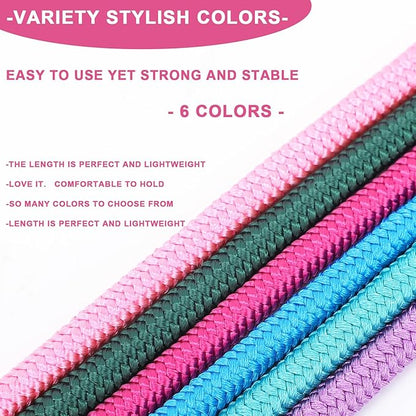 Dog Training Leash Slip Leads for Dogs 6 FT Slip Leash for Dogs Dog Lead with 6 Colors Strong Nylon No Pull Rope Dog Leash Dog Leashes for Small Medium Dogs (Rose Red)