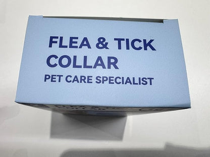 KOOSA Flea and Tick Collar for Dogs, 2 Packs Flea Collar for Dogs with Natural Essential Oils, Waterproof & Adjustable Flea and Tick Prevention Collar for Small Medium Large Dogs & Puppies, Grey