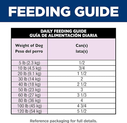 Hill's Science Diet Adult 7+ Wet Dog Food, Beef & Barley, 13 oz. Cans, 12-Pack
