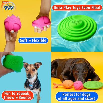 Hartz DuraPlay Bacon Scented Dog Toys for Medium Breeds, 1 Count