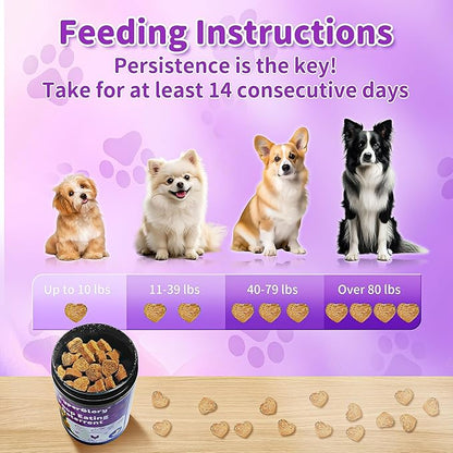 No Poop Chews for Dogs - 200 Chews Stool Eating Deterrent with Probiotics & Digestive Enzymes Supplement - Teeth Health & Immune - No Poop Eating Deterrent for Dogs - Made in USA