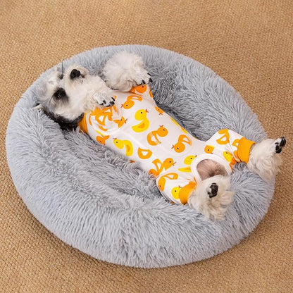 Dog Surgery Recovery Suit, Dog Onesie for Surgery Female Male Dogs, Dogs Pajamas Long Sleeve, Small Dogs Onesie, Abdominal Wound Bandages Surgical Suit, Cat Recovery Suit for Shedding Skin Disease