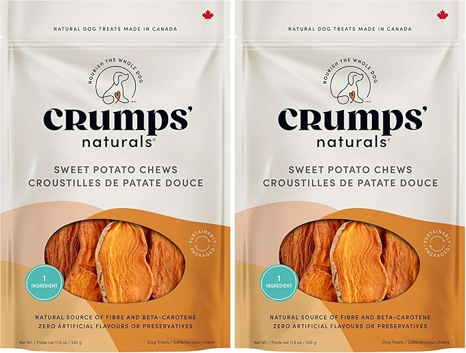 Crumps’ Naturals Sweet Potato for Pets,11.6-Ounce,(Pack of 2)