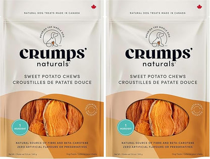 Crumps’ Naturals Sweet Potato for Pets,11.6-Ounce,(Pack of 2)