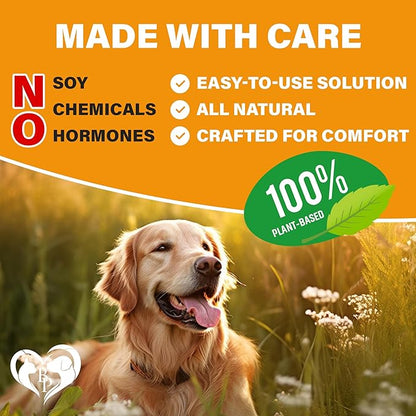 Flea and Tick Prevention Chewable Pills for Dogs - Revolution Oral Flea Treatment for Pets & Complex Multivitamin -Natural Pest Control & Defense Chews - Small Tablets Made in USA (10 Oz)