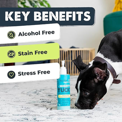 Mighty Paw Waggables Yucky No Chew Spray for Dog (Made in The USA) | Bitter Apple Sprayer for Pets to Stop Chewing. Dog Repellent Spray for Furniture. Anti Chew Sprayer Pets. (8 oz)
