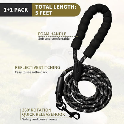 Tactical Dog Harness for Medium Dogs,No Pull Military Dog Vest with Handle,Reflective Heavy Duty Pet Harness for Walking Hiking Training M