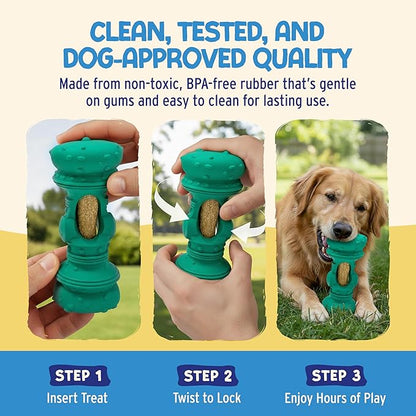 Himalayan Jughead Slim Dog Chew Holder - Holds Chews & Treats for Dogs, Slows Down Fast Chewers for Long Lasting Chews - for Himalayan YUM and Churro Treats, and Veggie Treats Like Apples & Carrots