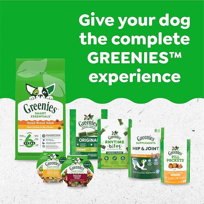 Greenies Veterinarian-Recommended Adult Natural Dental Dog Treats Regular Size, Dog Dental Chews, Original Flavor, 54 oz. Pack, 54 Count