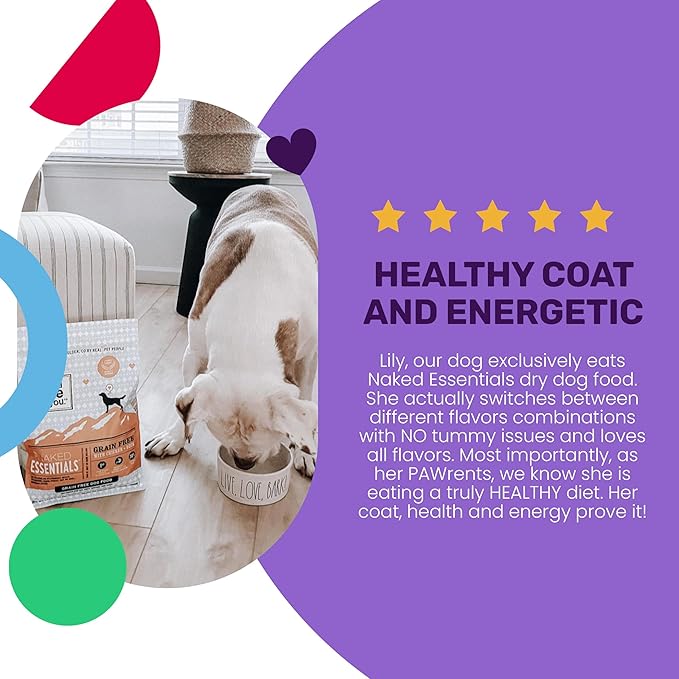 I and love and you Naked Essentials Dry Dog Food - Chicken + Duck - High Protein, Real Meat, No Fillers, Prebiotics + Probiotics, 23lb Bag