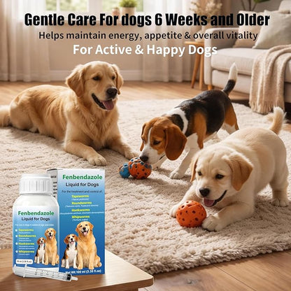 Dewormer for Dogs Fenbendazole for All Wormers, Roundworms , Hookworms , Whipworms and Tapeworms Broad Spectrum