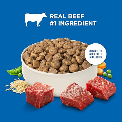 Nutrish Rachael Ray Dry Dog Food Large Breed Real Beef, Pea & Brown Rice Recipe, 13 lb. Bag